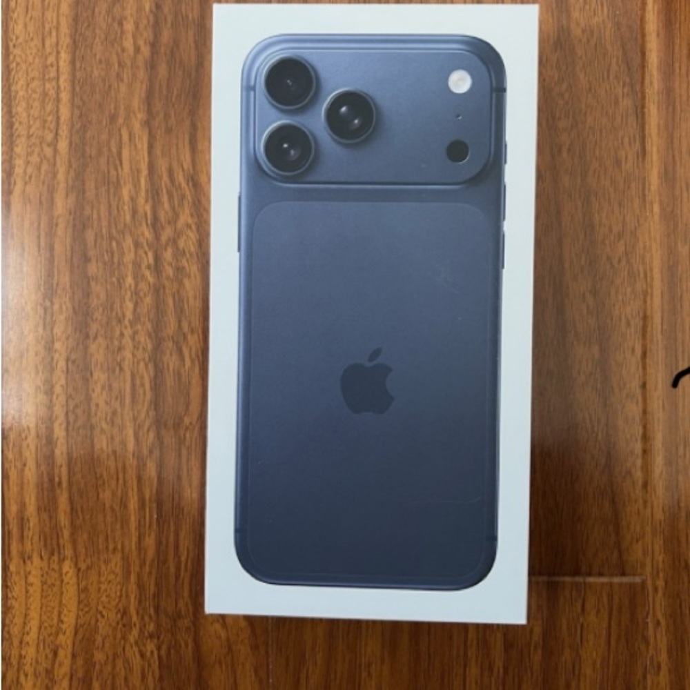 Apple Smartphone in Deep Blue